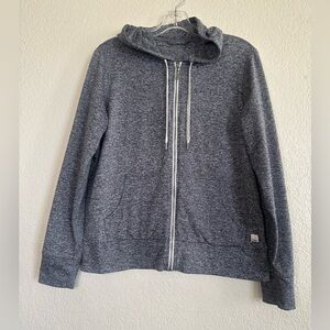 Vuori Halo Performance Hoodie Women's 2.0  Heather Athletic Sport Zip Jacket M